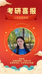 金沙集团1862cc成色考研风华榜——侯婷...